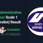 UIIC Administrative Officer Scale 1 (Generalist) Result