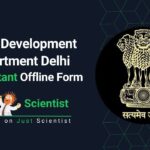Urban Development Department Delhi Jr Assistant Offline Form