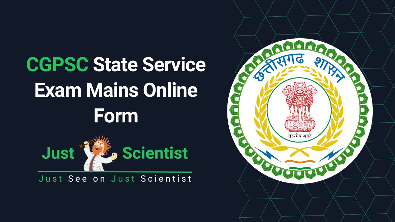 CGPSC State Service Exam Mains Online Form