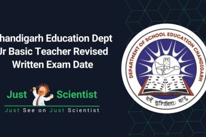 Chandigarh Education Dept Jr Basic Teacher Revised Written Exam Date