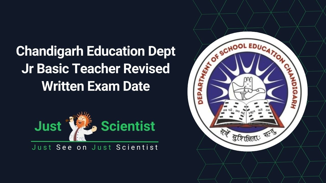 Chandigarh Education Dept Jr Basic Teacher Revised Written Exam Date