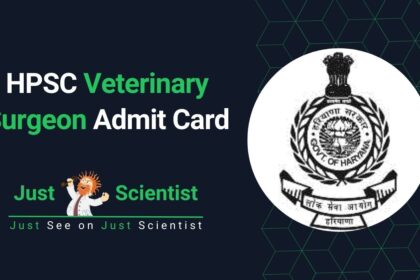 HPSC Veterinary Surgeon Admit Card