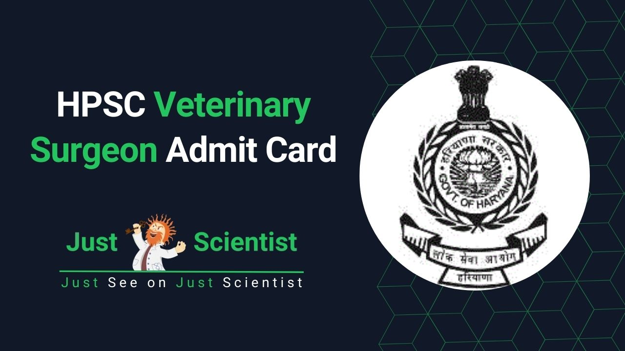 HPSC Veterinary Surgeon Admit Card