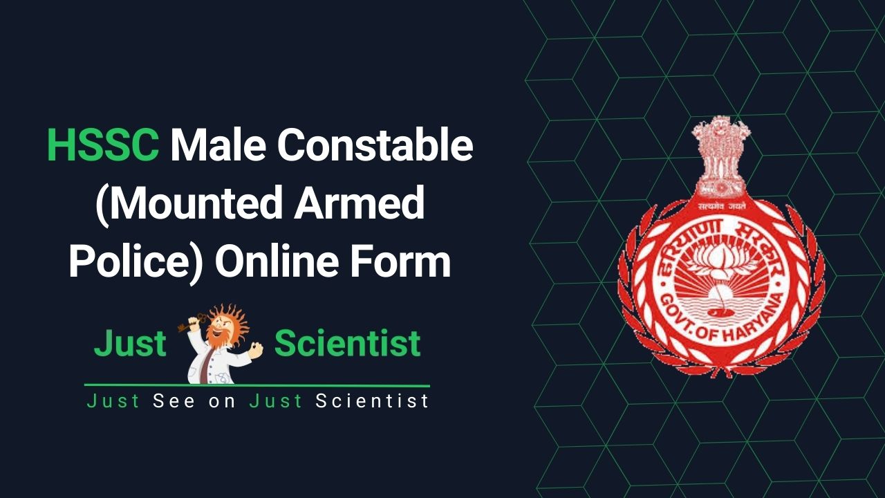 HSSC Male Constable (Mounted Armed Police) Online Form
