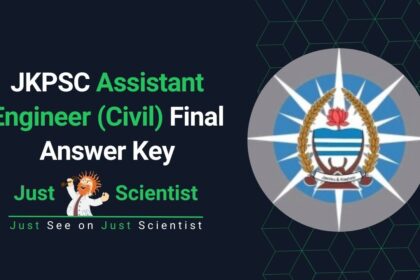 JKPSC Assistant Engineer (Civil) Final Answer Key