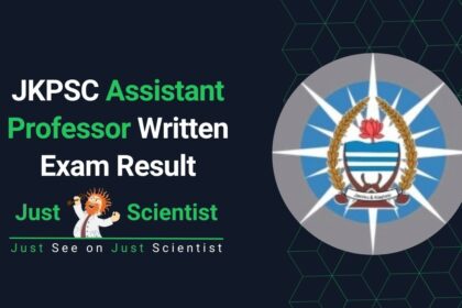 JKPSC Assistant Professor Written Exam Result