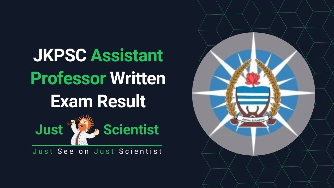 JKPSC Assistant Professor Written Exam Result