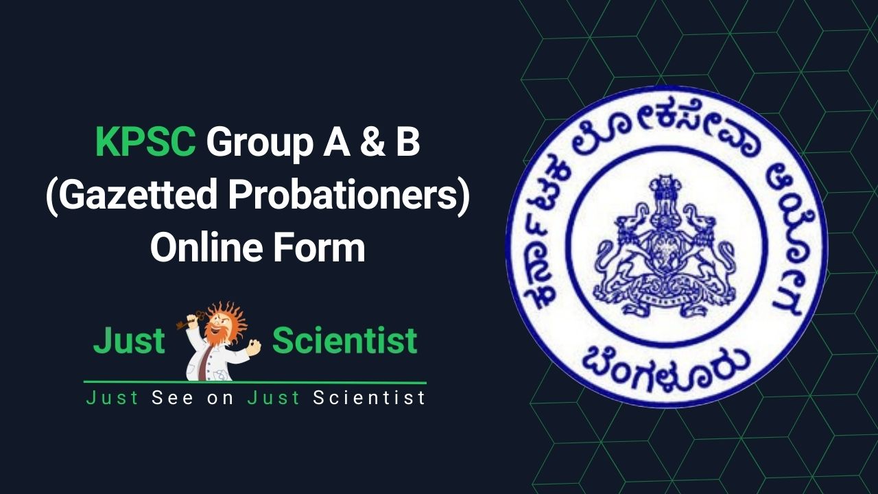 KPSC Group A & B (Gazetted Probationers) Online Form