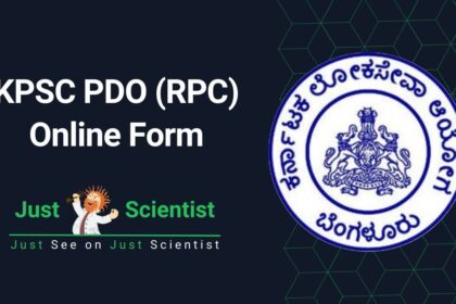 KPSC PDO (RPC) Online Form