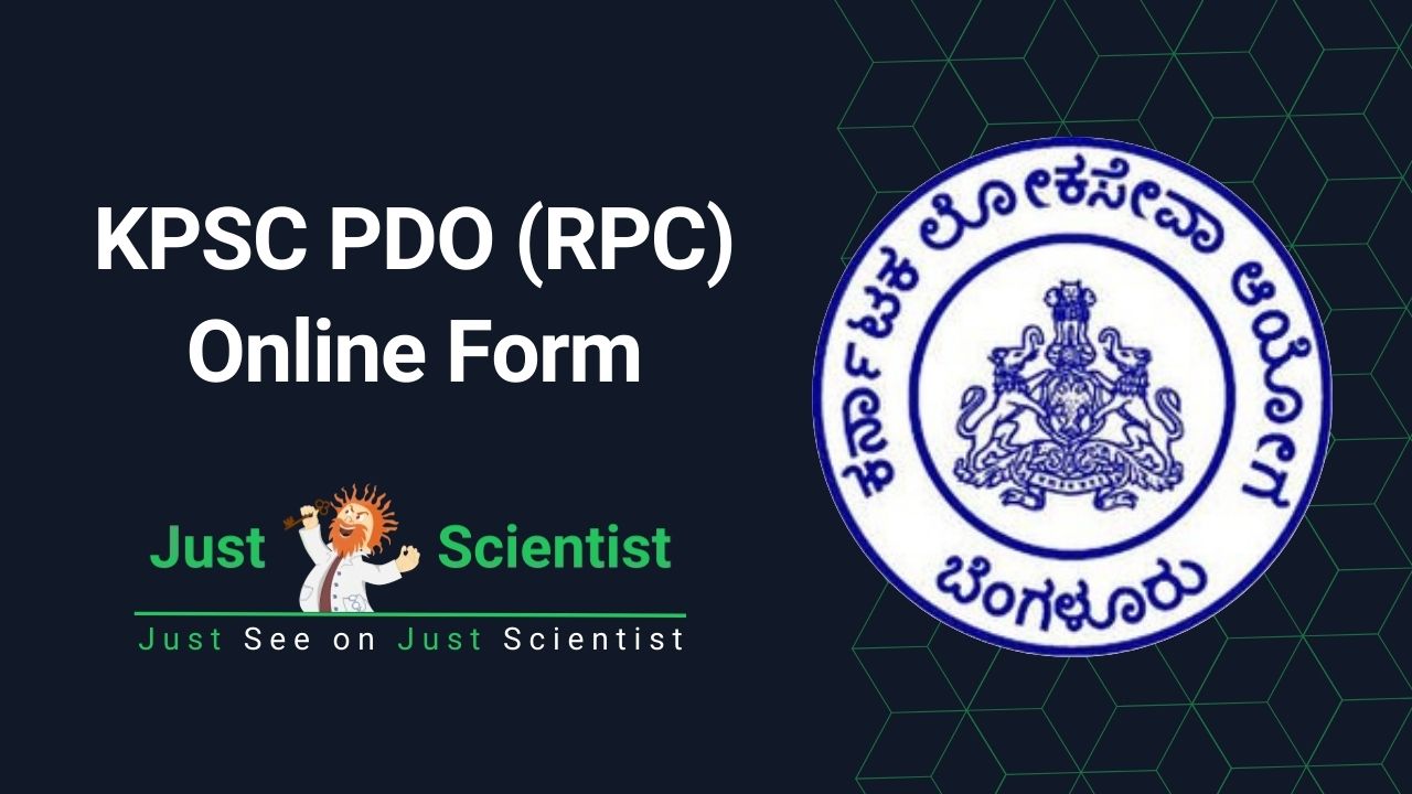 KPSC PDO (RPC) Online Form