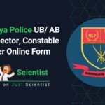 Meghalaya Police UB AB Sub Inspector, Constable & Other Online Form