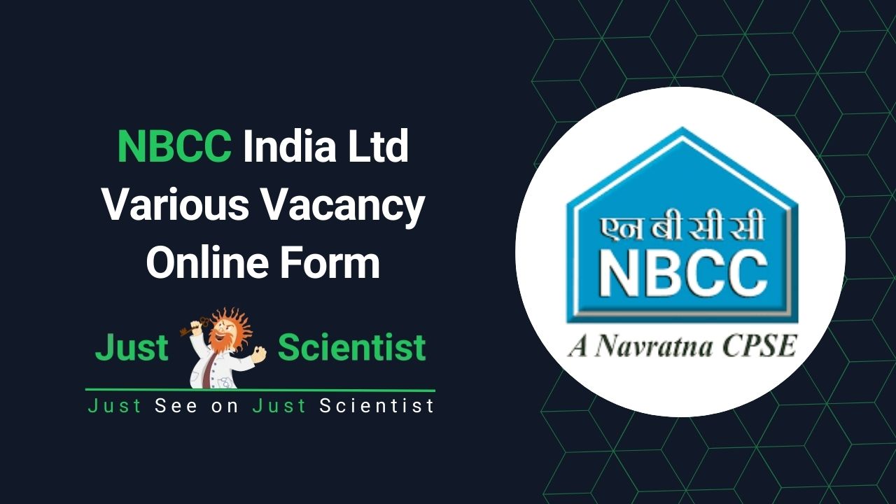 NBCC India Ltd Various Vacancy Online Form