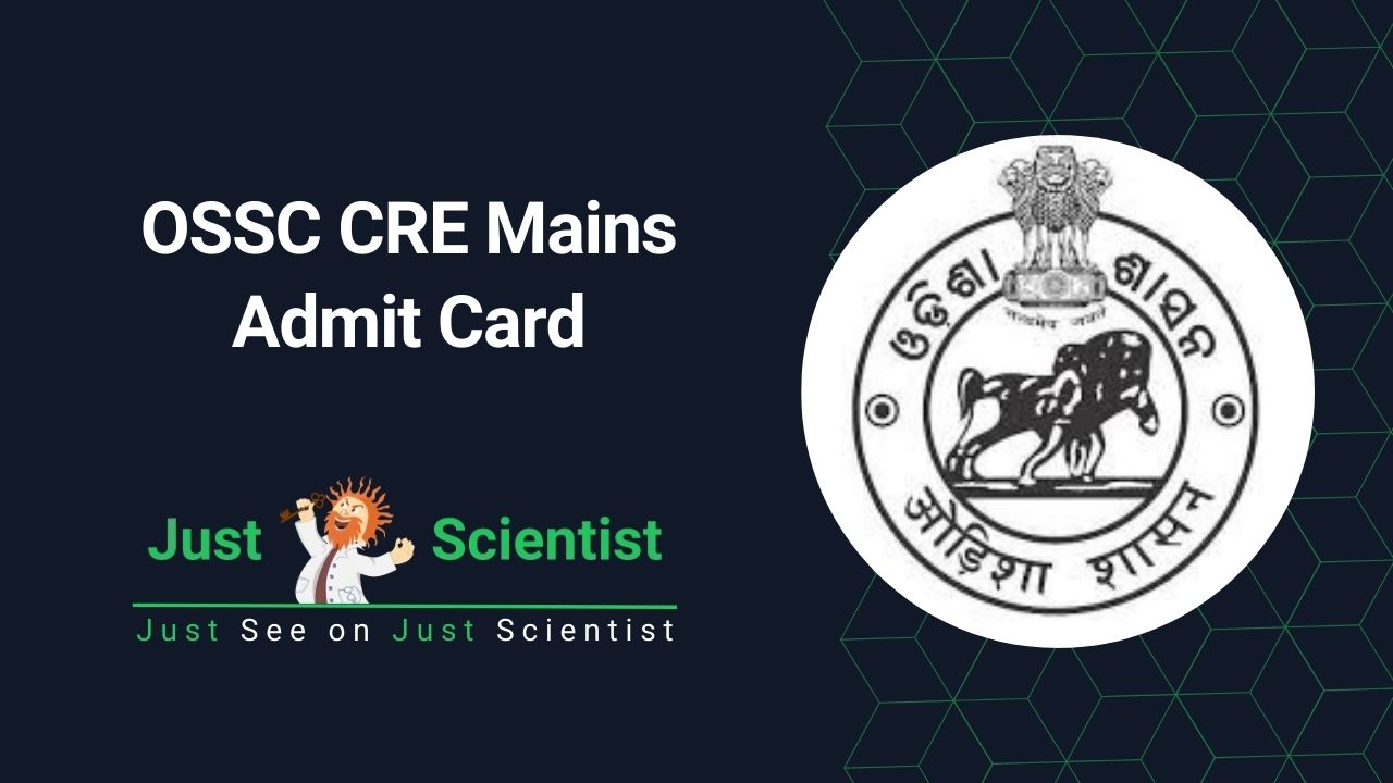 OSSC CRE Mains Admit Card