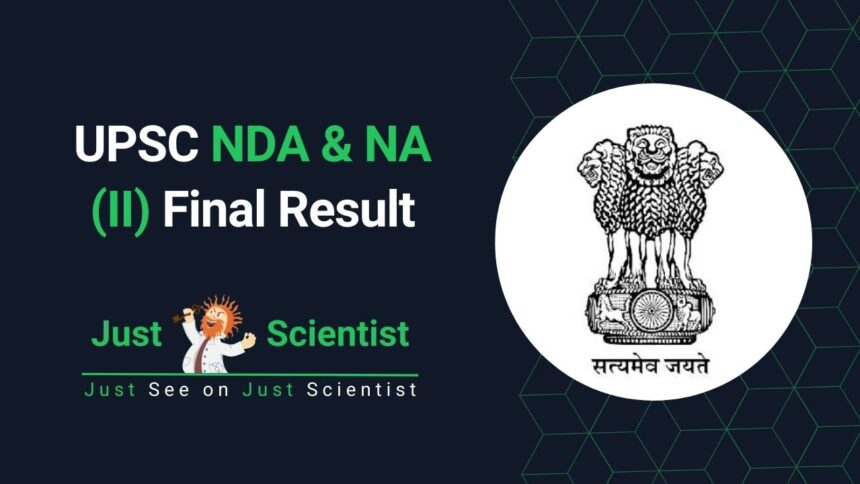 UPSC NDA & NA (II) Final Result