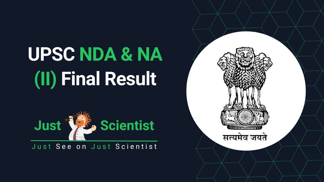 UPSC NDA & NA (II) Final Result