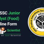 UPSSSC Junior Analyst (Food) Online Form